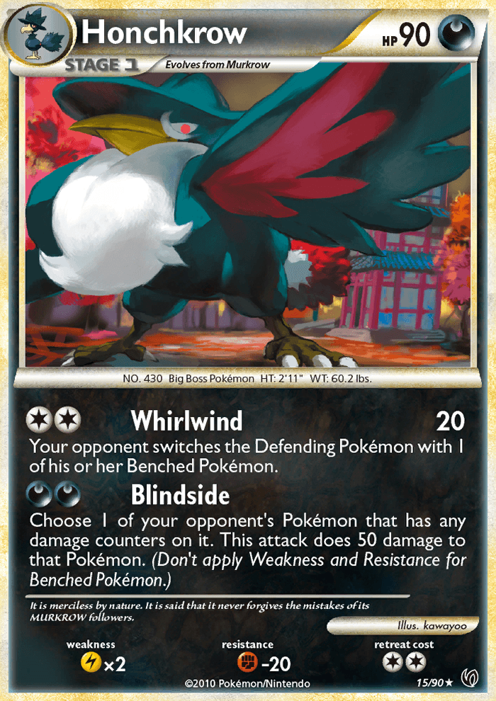 Honchkrow - Pokémon TCG Card