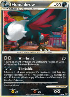 Honchkrow - pokemon TCG Card