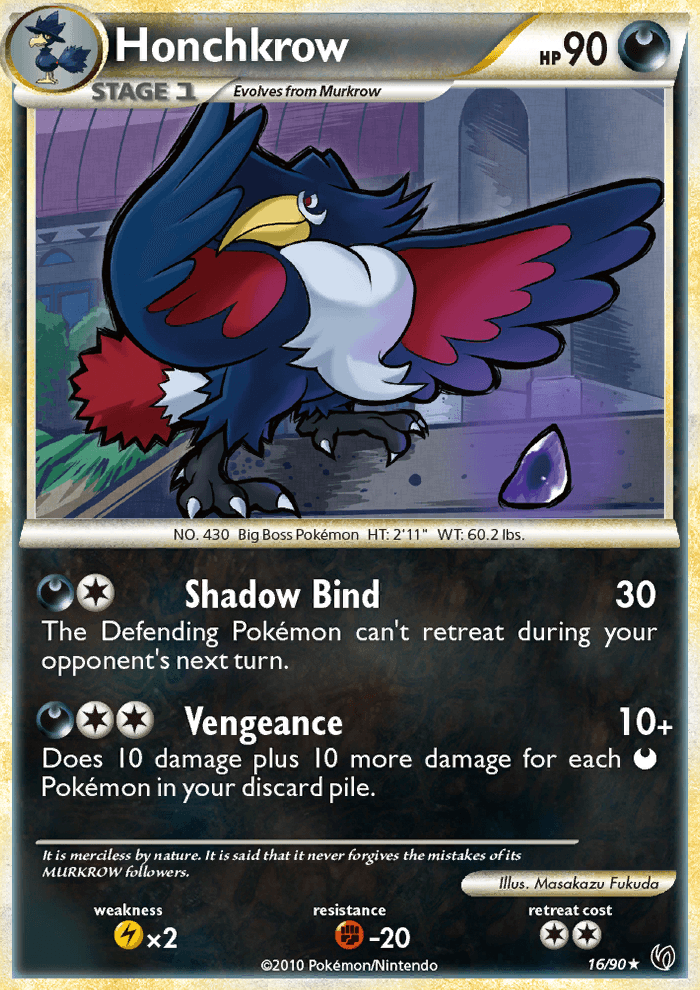 Honchkrow - Pokémon TCG Card