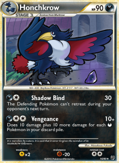 Honchkrow - pokemon TCG Card