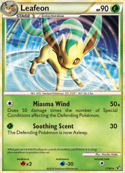 Leafeon - pokemon TCG Card
