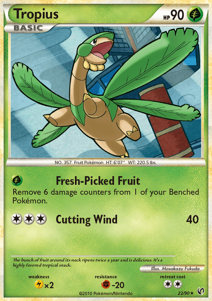 Tropius - Pokémon TCG Card