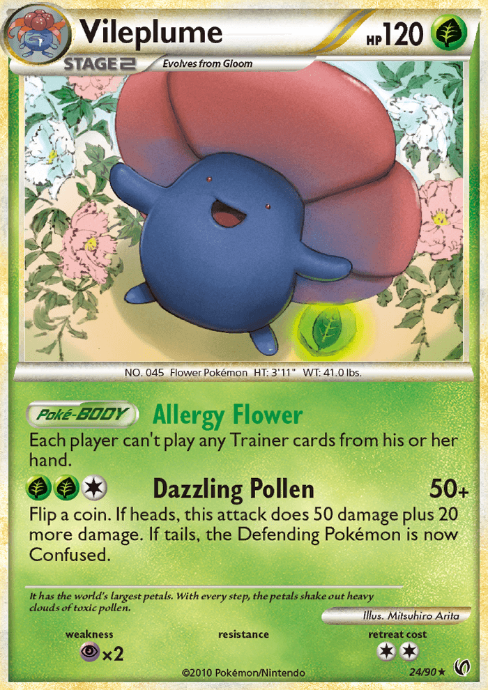 Vileplume - Pokémon TCG Card