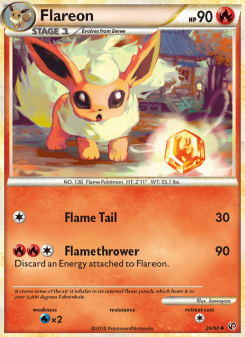 Flareon - pokemon TCG Card