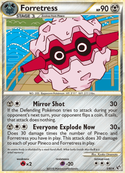 Forretress - pokemon TCG Card