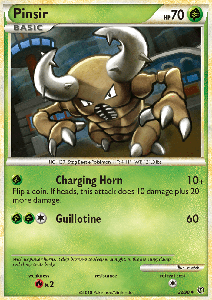 Pinsir - Pokémon TCG Card