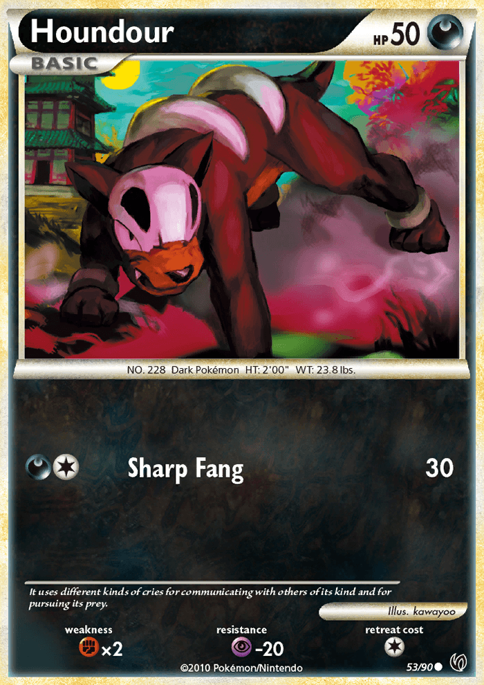 Houndour - Pokémon TCG Card