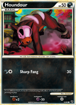Houndour - pokemon TCG Card