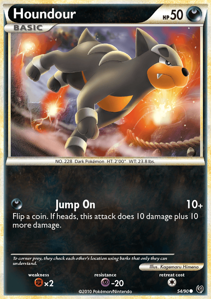 Houndour - Pokémon TCG Card