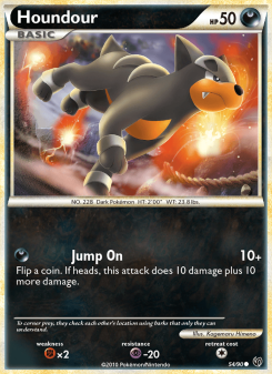Houndour - pokemon TCG Card