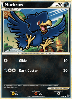 Murkrow - pokemon TCG Card