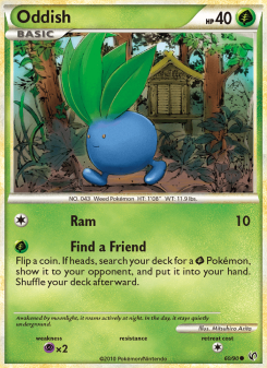 Oddish - pokemon TCG Card