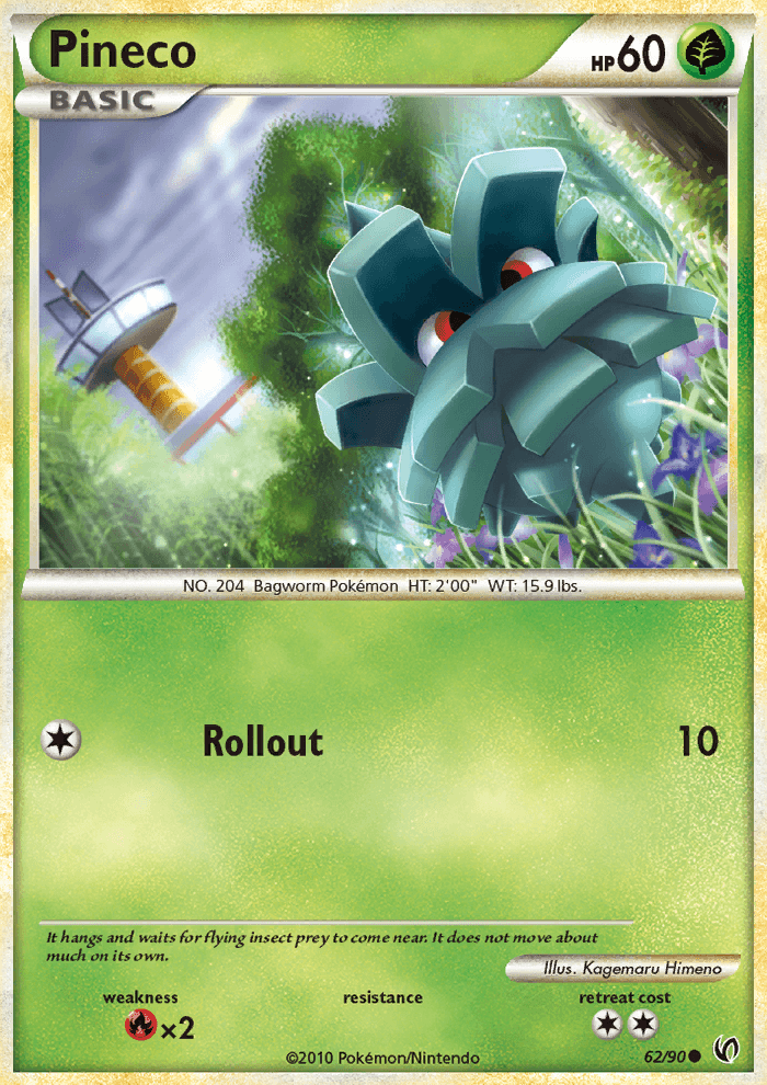 Pineco - Pokémon TCG Card