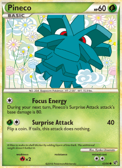Pineco - pokemon TCG Card