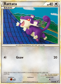 Rattata - pokemon TCG Card