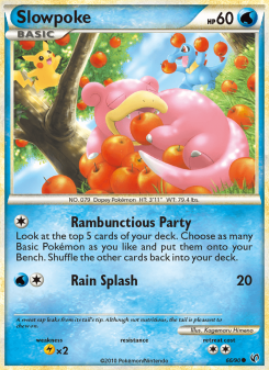 Slowpoke - pokemon TCG Card