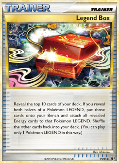 Legend Box - pokemon TCG Card