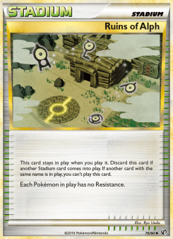 Ruins of Alph - pokemon TCG Card