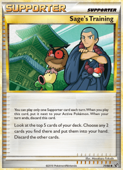 Sage’s Training - pokemon TCG Card