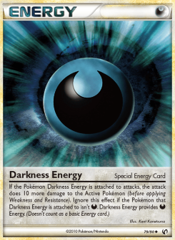 Darkness Energy - pokemon TCG Card