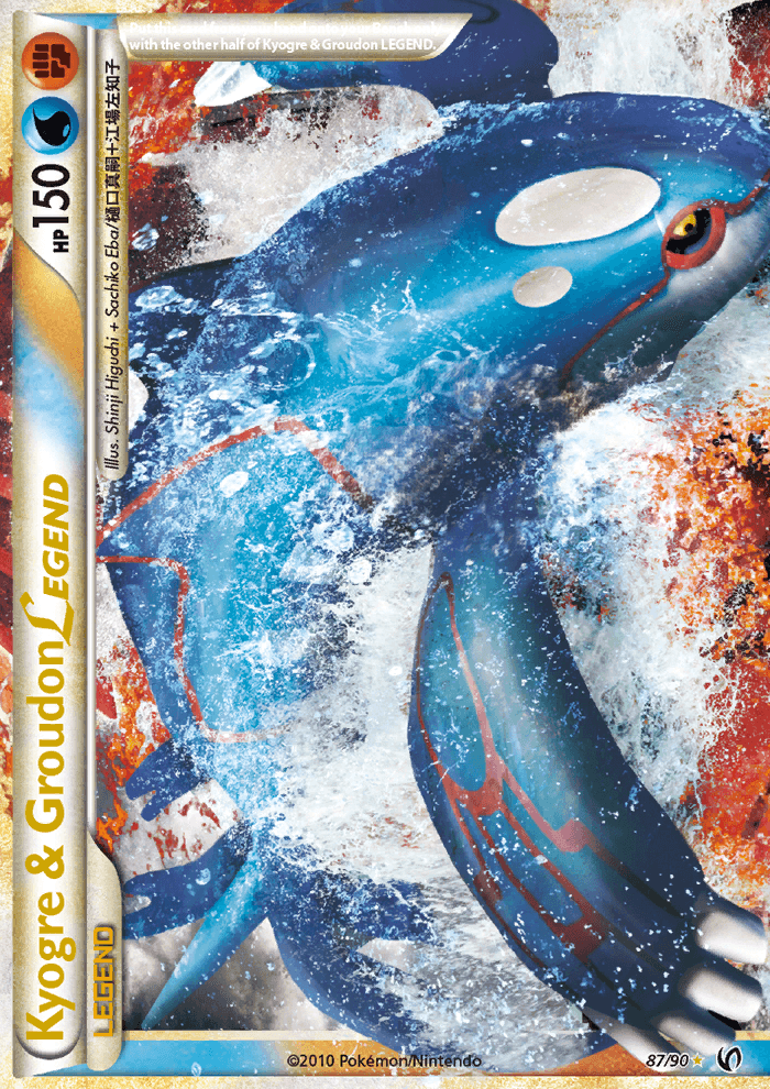 Kyogre & Groudon LEGEND - Pokémon TCG Card