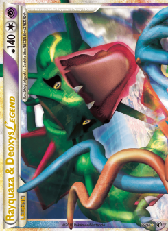 Rayquaza & Deoxys LEGEND - pokemon TCG Card
