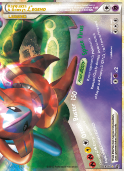 Rayquaza & Deoxys LEGEND - pokemon TCG Card