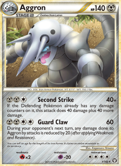 Aggron - pokemon TCG Card