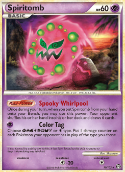 Spiritomb - pokemon TCG Card