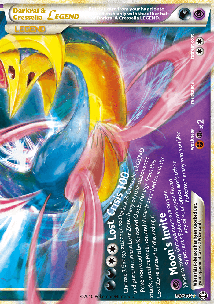 Darkrai & Cresselia LEGEND - Pokémon TCG Card