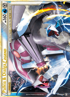 Palkia & Dialga LEGEND - pokemon TCG Card
