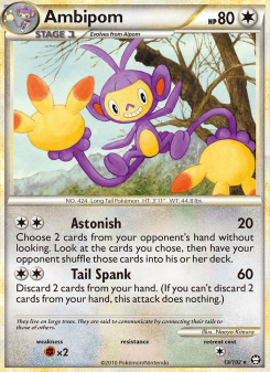 Ambipom - pokemon TCG Card
