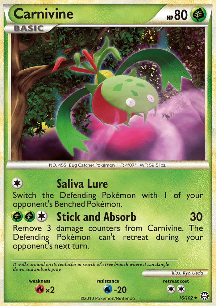 Carnivine - Pokémon TCG Card