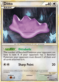 Ditto - pokemon TCG Card
