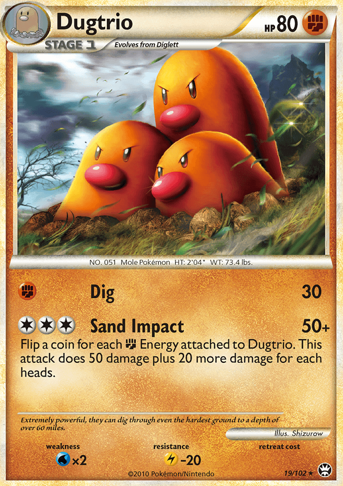 Dugtrio - Pokémon TCG Card