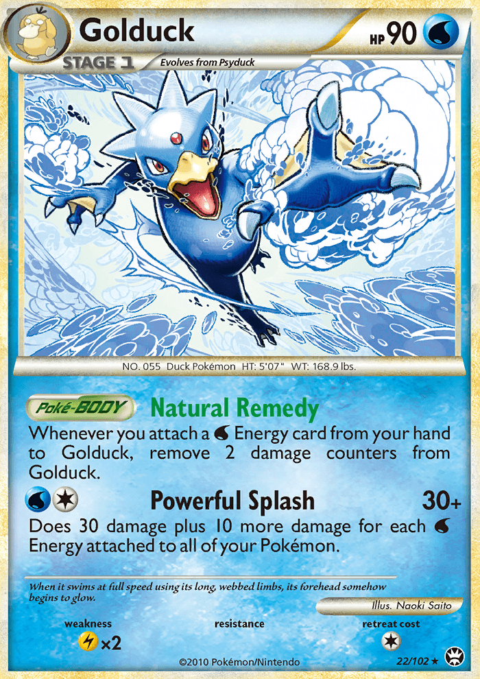 Golduck - Pokémon TCG Card
