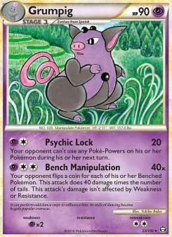 Grumpig - pokemon TCG Card