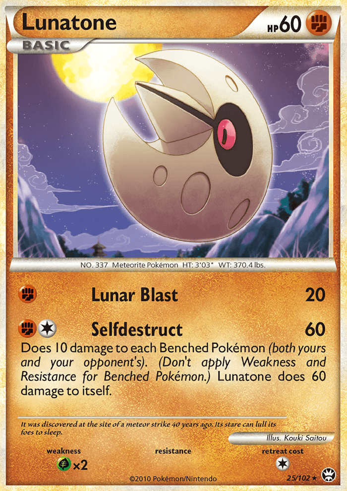 Lunatone - Pokémon TCG Card