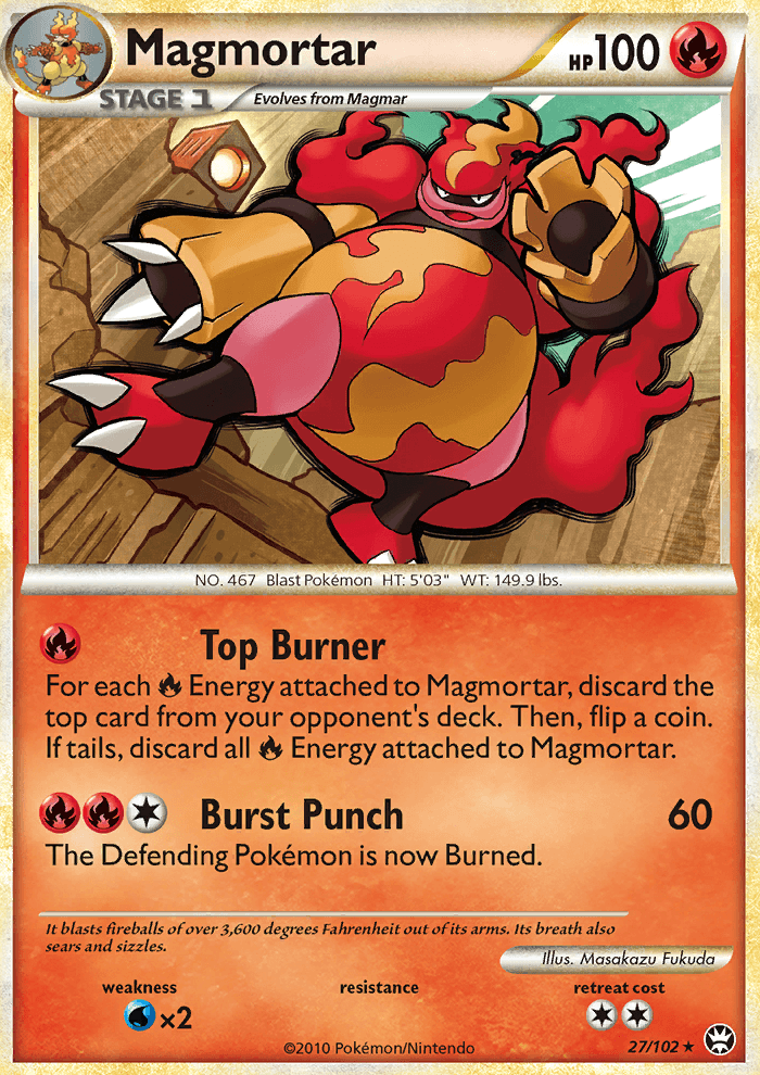 Magmortar - Pokémon TCG Card