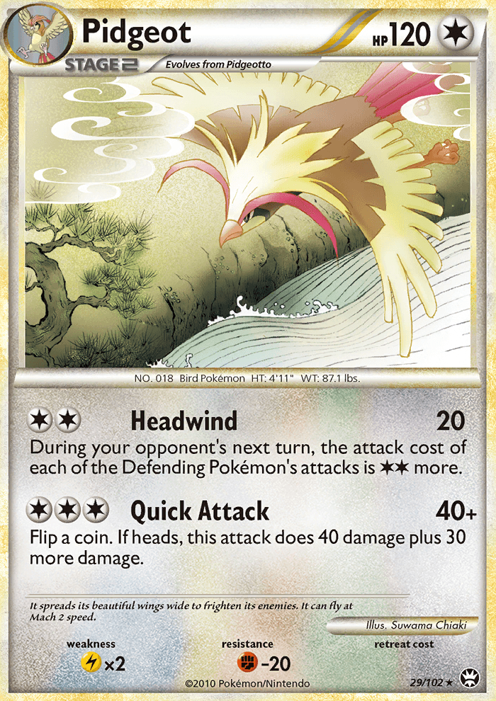 Pidgeot - Pokémon TCG Card