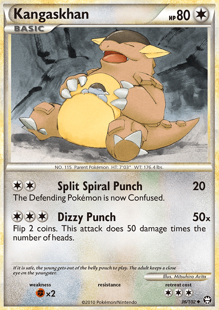 Kangaskhan - Pokémon TCG Card