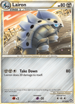 Lairon - pokemon TCG Card