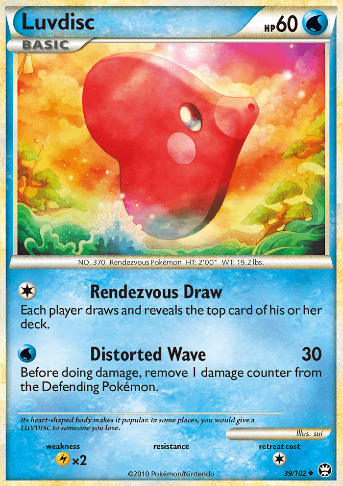 Luvdisc - Pokémon TCG Card