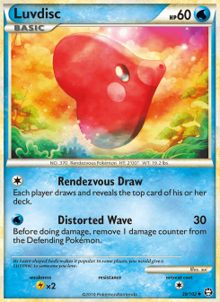 Luvdisc - pokemon TCG Card