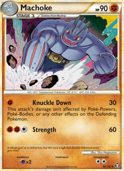 Machoke - pokemon TCG Card