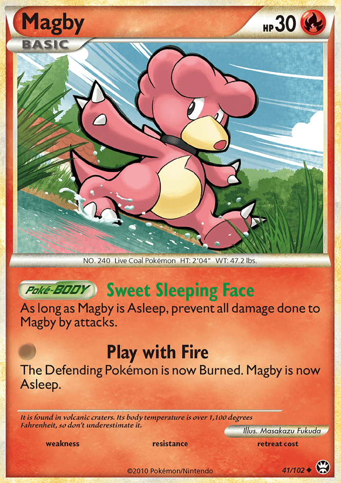Magby - Pokémon TCG Card