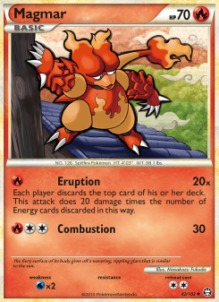 Magmar - pokemon TCG Card