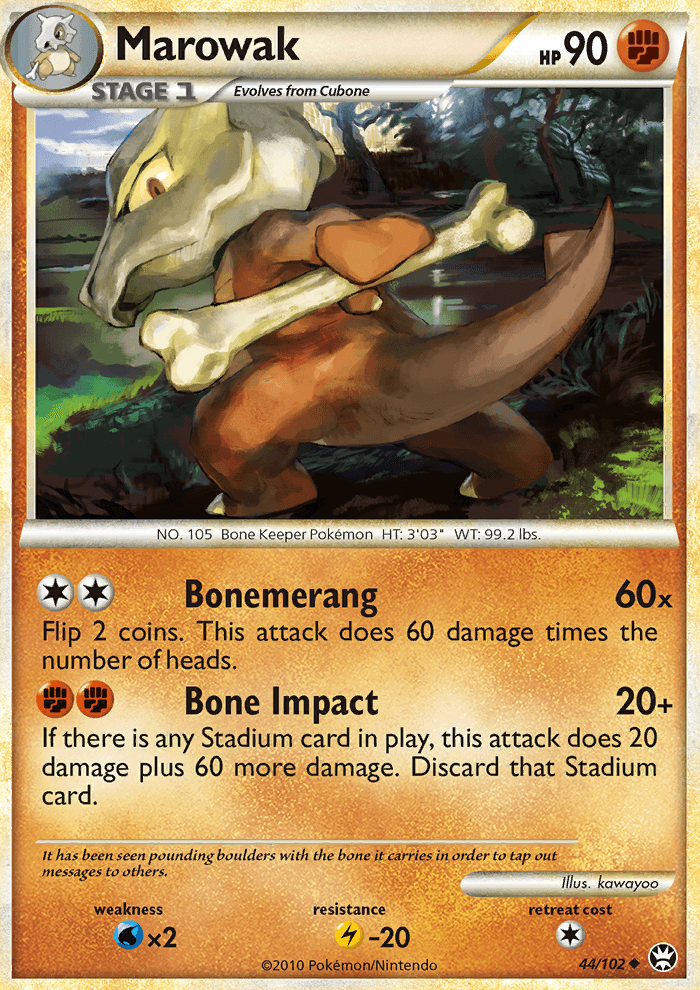 Marowak - Pokémon TCG Card