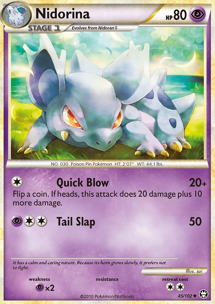 Nidorina - Pokémon TCG Card