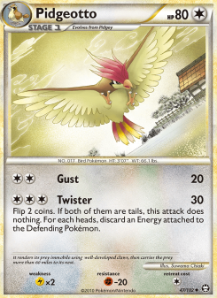 Pidgeotto - pokemon TCG Card